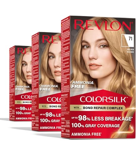 Amazon.com : Revlon ColorSilk Hair Color [74] Medium Blonde 1 Each